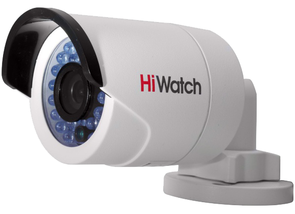 Цветная уличная IP видеокамера HiWatch
