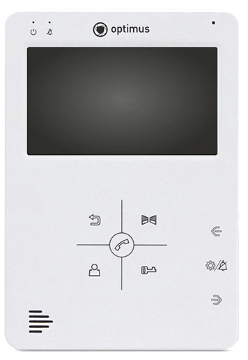 МОНИТОР видеодомофона (без вызывной панели) без записи O'ZERO VD-041 (White)